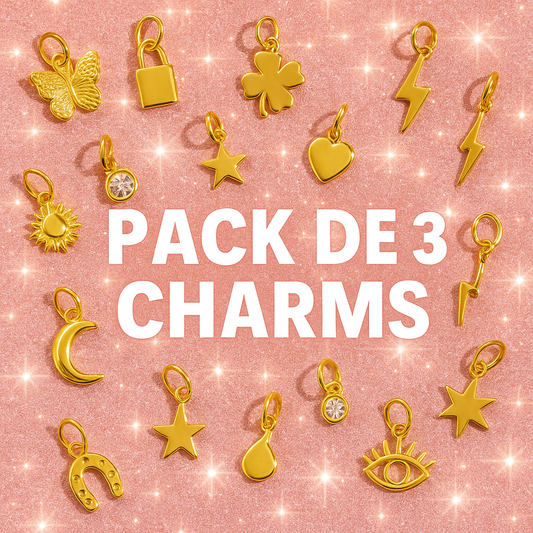 Pack 3 charms